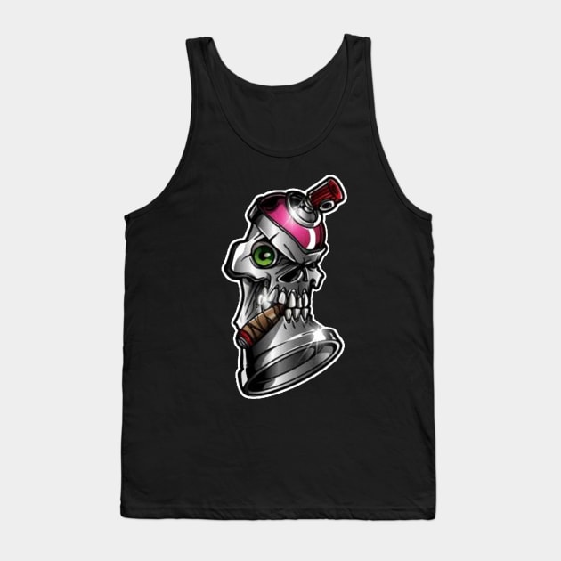 Graffitti Tank Top by Reinrab